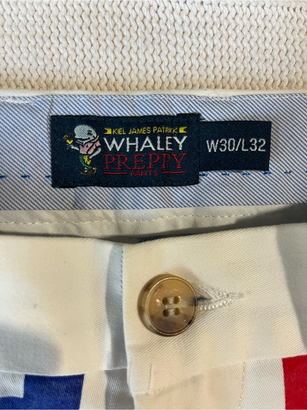 Kiel James Patrick Whaley Preppy Pants “ Rowdy Yachtsmen” pattern - Picture 12 of 14